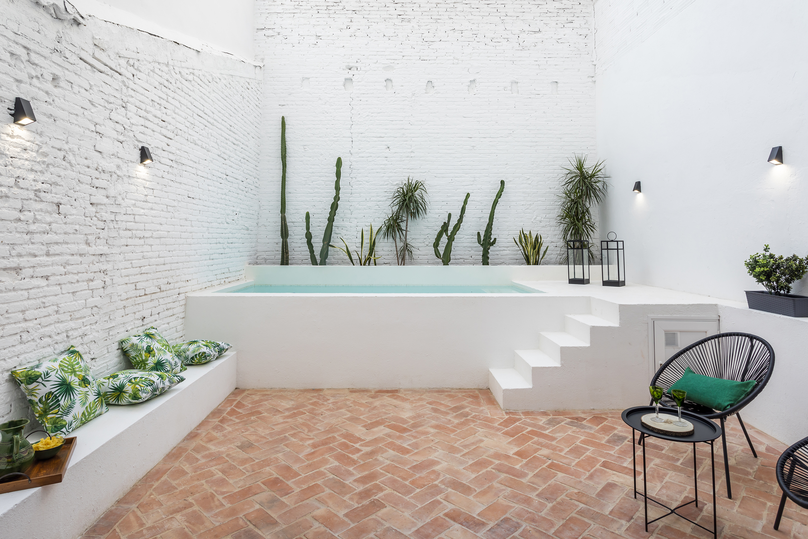 Terraza después del home staging