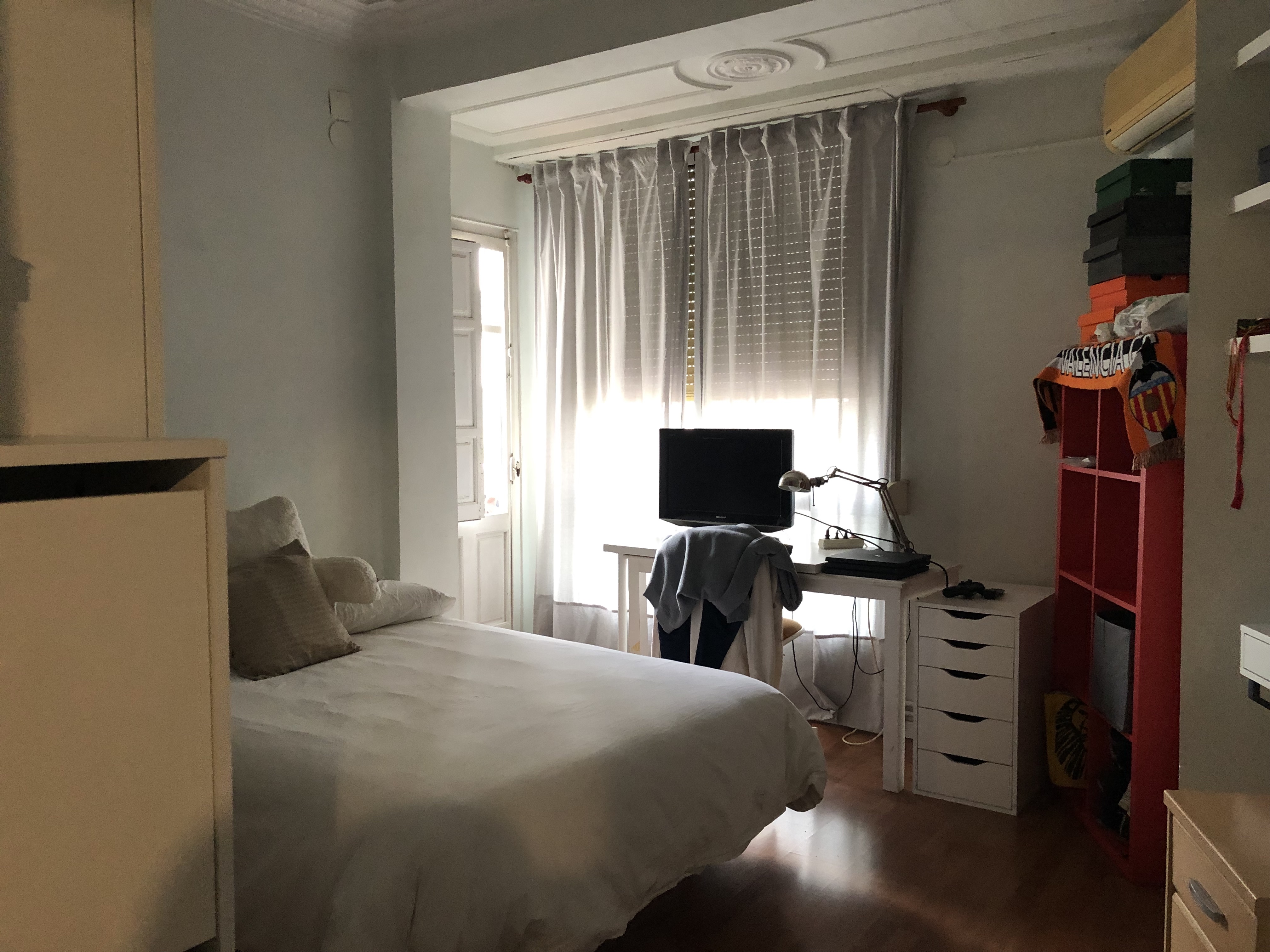 Dormitorio antes de la reforma